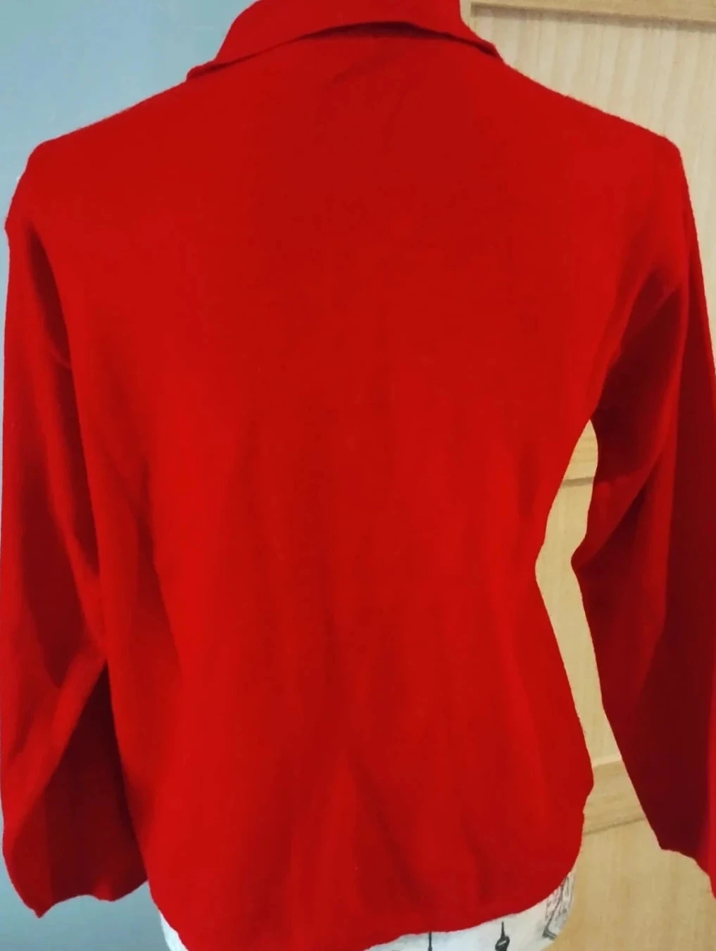 Polo feminino vermelho, Damart, lã, T38/40 – photo 5